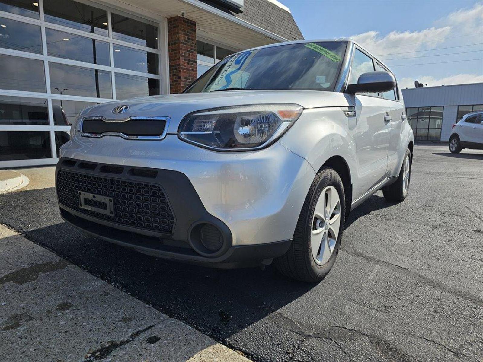 2014 Silver /Black Kia Soul (KNDJN2A29E7) with an 1.6l I-4 DI Dohc Cvvt 1.6 engine, Auto transmission, located at 4163 Bardstown Rd, Louisville, KY, 40218, (502) 266-7677, 38.189991, -85.642418 - The 2014 Soul comes in three trims. The base features a 1.6-liter four-cylinder engine with either a six-speed manual or automatic transmission. The Plus and top-of-the-line Exclaim come with a more powerful 2.0-liter and only with the automatic. I drove both the Plus and the Exclaim. - Photo #0