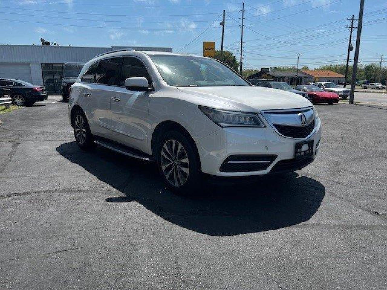 2014 White /Gray Acura MDX (5FRYD4H45EB) with an 3.5l V6 DI Sohc 3.5l engine, Auto transmission, located at 4163 Bardstown Rd, Louisville, KY, 40218, (502) 266-7677, 38.189991, -85.642418 - Photo #2