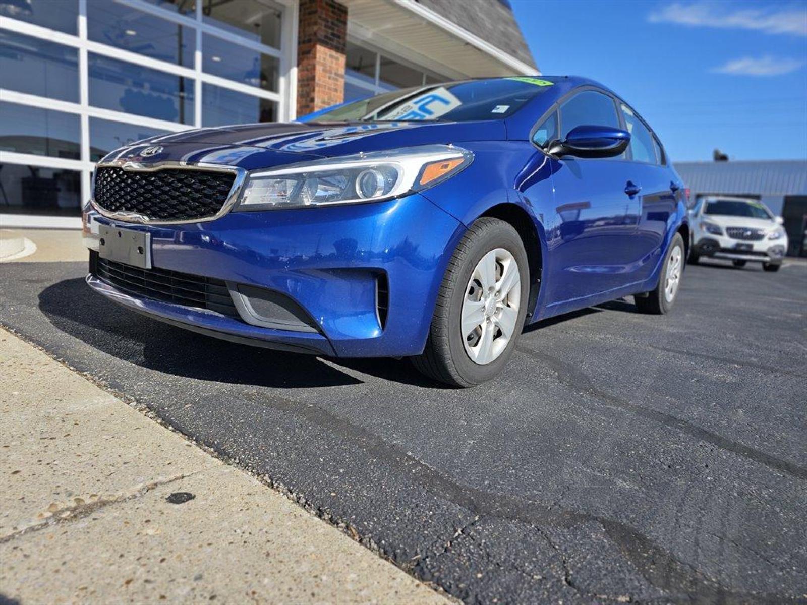 2017 Blue /Gray Kia Forte (3KPFK4A75HE) with an 2.0l I-4 MPI Dohc 2.0l engine, Auto transmission, located at 4163 Bardstown Rd, Louisville, KY, 40218, (502) 266-7677, 38.189991, -85.642418 - 2017 Kia Forte LX. Come see this Kentucky blue beauty. Great looking vehicle with lots of options. - Photo #0