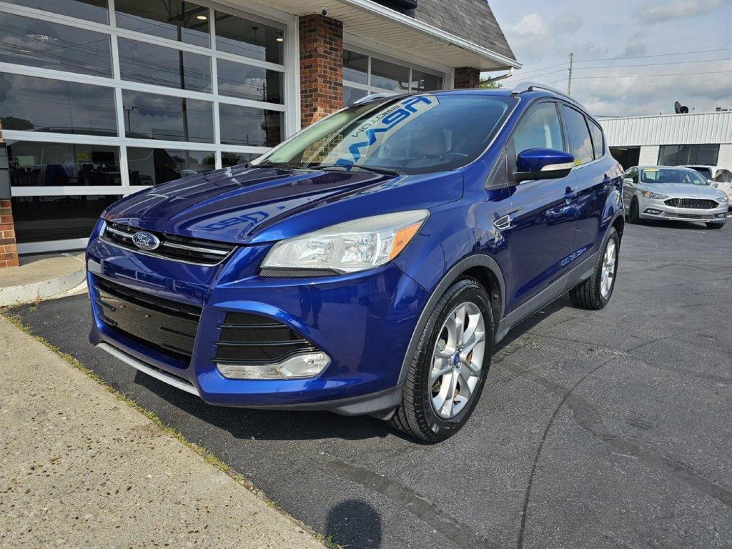 2013 Blue /Black Ford Escape (1FMCU9HX5DU) with an 1.6l I-4 DI Dohc TC Ecobt engine, Auto transmission, located at 4163 Bardstown Rd, Louisville, KY, 40218, (502) 266-7677, 38.189991, -85.642418 - Photo#0