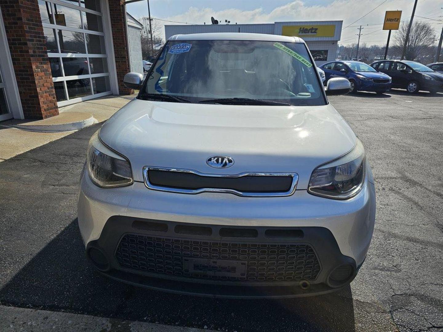 2014 Silver /Black Kia Soul (KNDJN2A29E7) with an 1.6l I-4 DI Dohc Cvvt 1.6 engine, Auto transmission, located at 4163 Bardstown Rd, Louisville, KY, 40218, (502) 266-7677, 38.189991, -85.642418 - The 2014 Soul comes in three trims. The base features a 1.6-liter four-cylinder engine with either a six-speed manual or automatic transmission. The Plus and top-of-the-line Exclaim come with a more powerful 2.0-liter and only with the automatic. I drove both the Plus and the Exclaim. - Photo#2