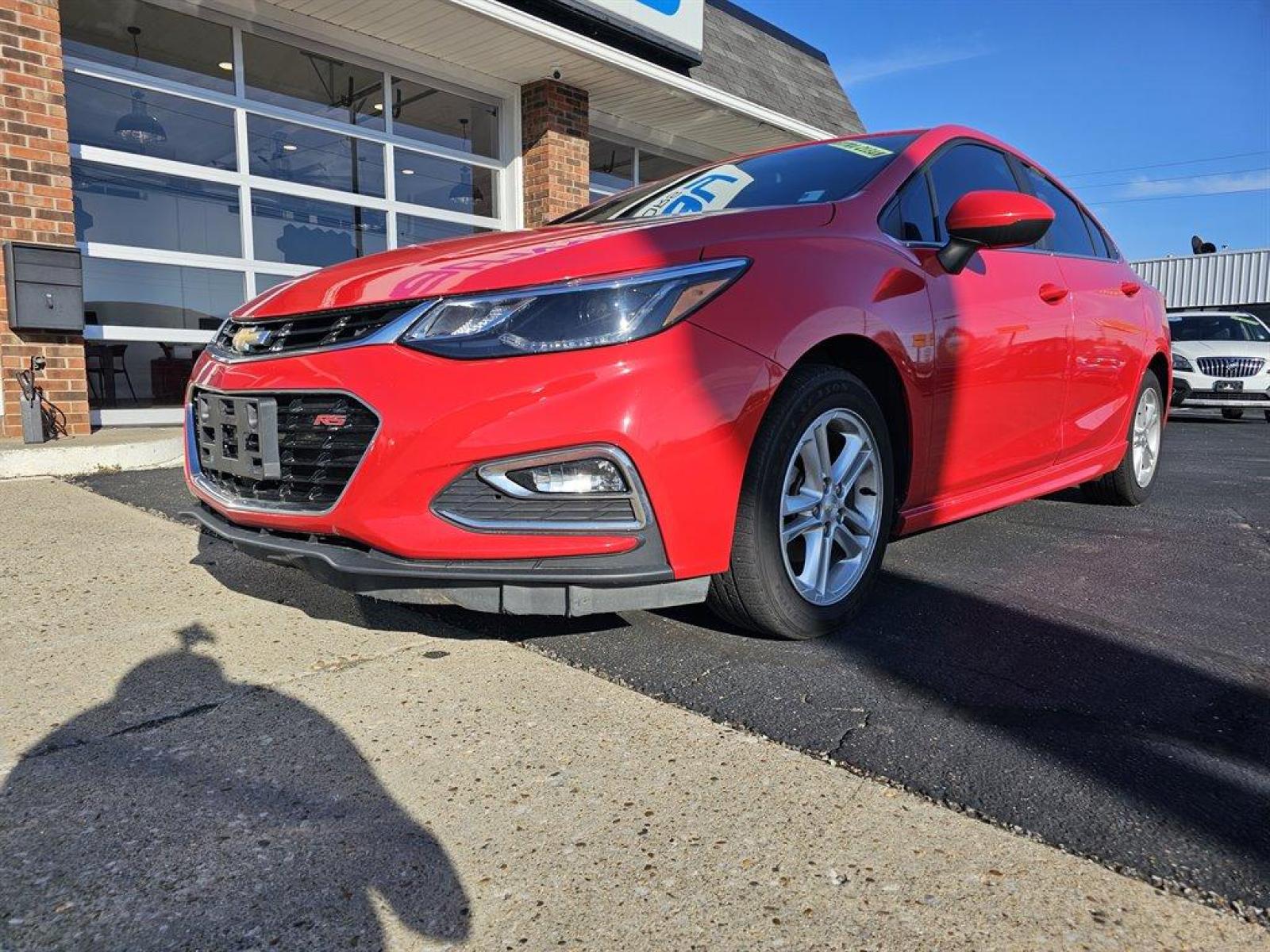2016 Red /Black Chevrolet Cruze (1G1BE5SM1G7) with an 1.4l I-4 DI Dohc T/C 1.4l engine, Auto transmission, located at 4163 Bardstown Rd, Louisville, KY, 40218, (502) 266-7677, 38.189991, -85.642418 - Photo #0