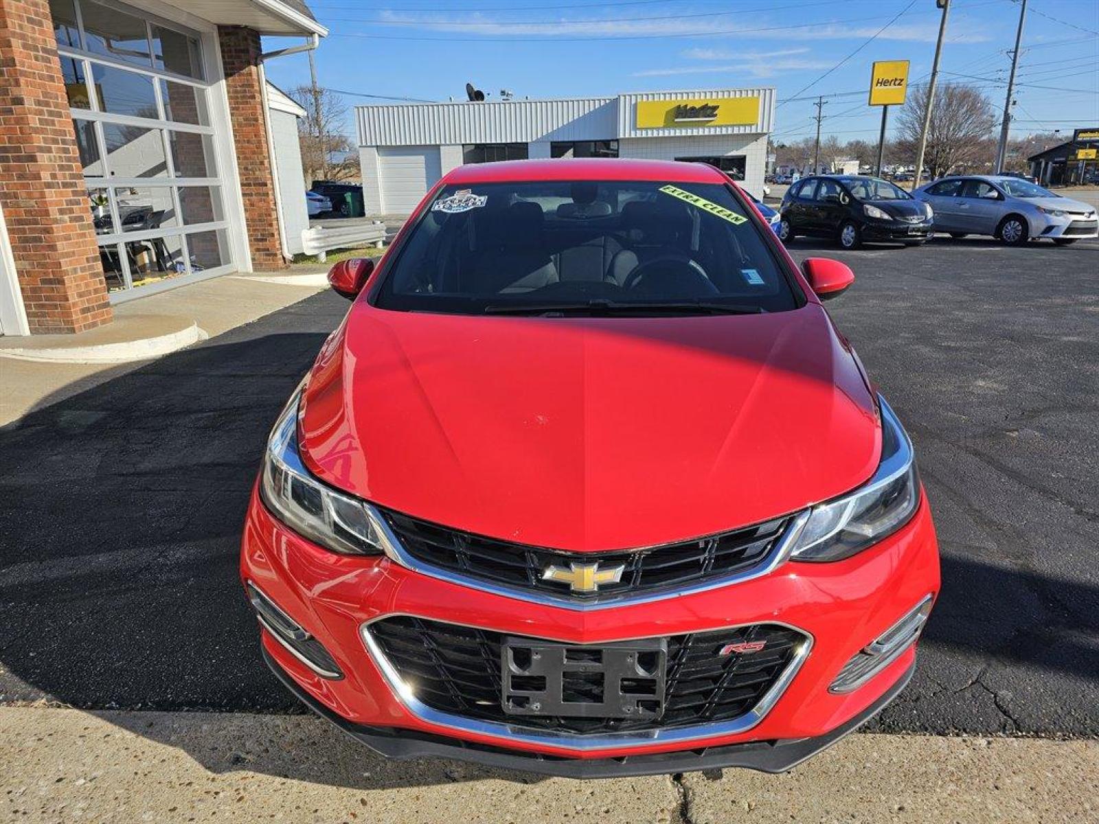 2016 Red /Black Chevrolet Cruze (1G1BE5SM1G7) with an 1.4l I-4 DI Dohc T/C 1.4l engine, Auto transmission, located at 4163 Bardstown Rd, Louisville, KY, 40218, (502) 266-7677, 38.189991, -85.642418 - Photo #2