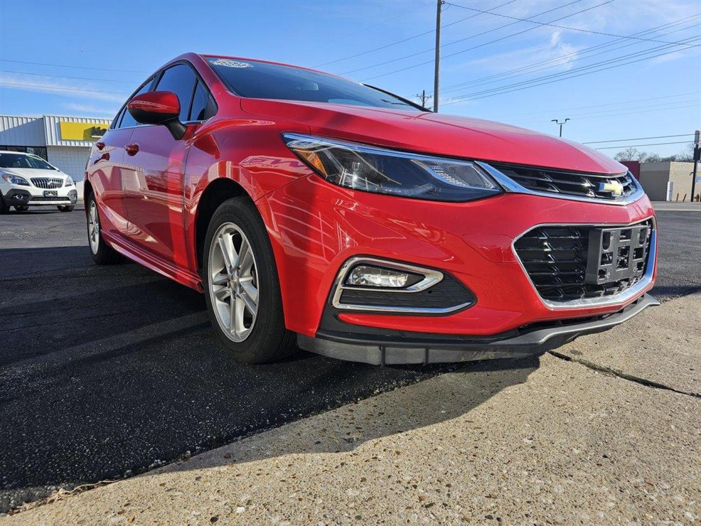 2016 Red /Black Chevrolet Cruze (1G1BE5SM1G7) with an 1.4l I-4 DI Dohc T/C 1.4l engine, Auto transmission, located at 4163 Bardstown Rd, Louisville, KY, 40218, (502) 266-7677, 38.189991, -85.642418 - Photo#3