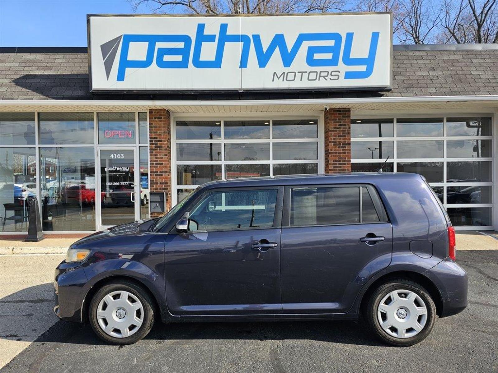 2011 Blue /Black Scion xB (JTLZE4FE6B1) with an 2.4l I-4 EFI Dohc 2.4l engine, Auto transmission, located at 4163 Bardstown Rd, Louisville, KY, 40218, (502) 266-7677, 38.189991, -85.642418 - Photo #0