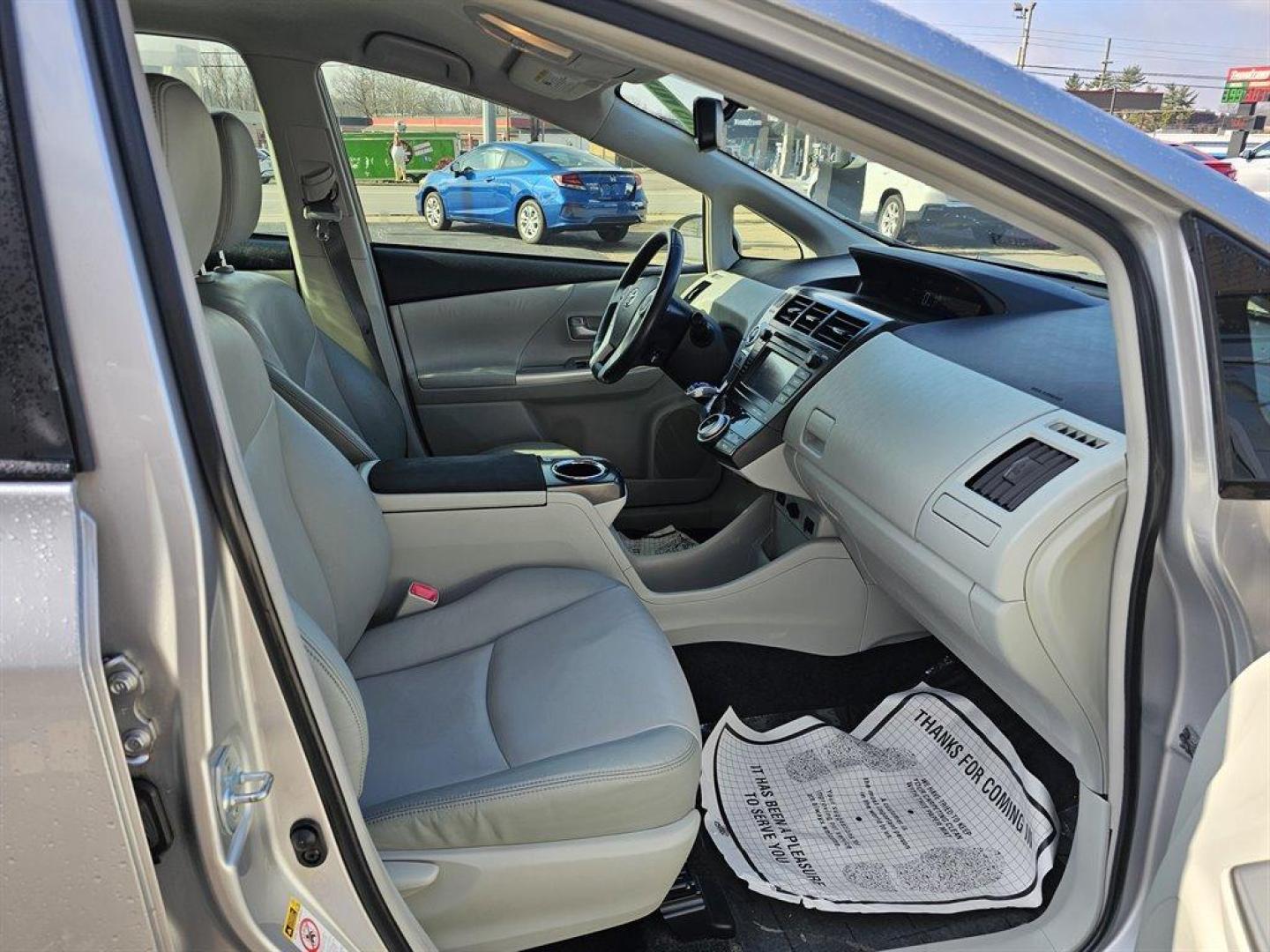 2013 Silver /Gray Toyota Prius V (JTDZN3EU8D3) with an 1.8l I-4 EFI Dohc Hybrid engine, Auto transmission, located at 4163 Bardstown Rd, Louisville, KY, 40218, (502) 266-7677, 38.189991, -85.642418 - Photo#8